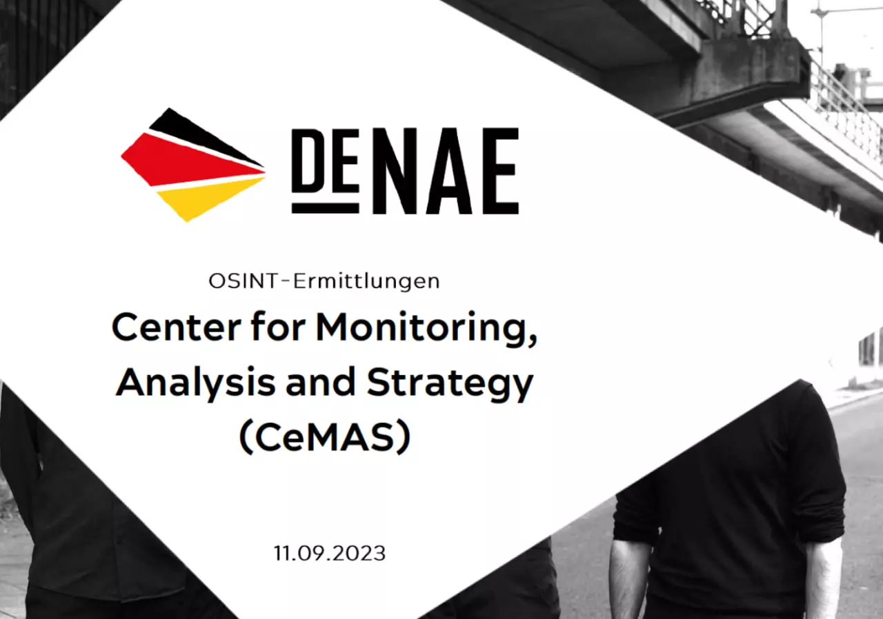 CeMAS – Center für Monitoring, Analyse und St – DENAE