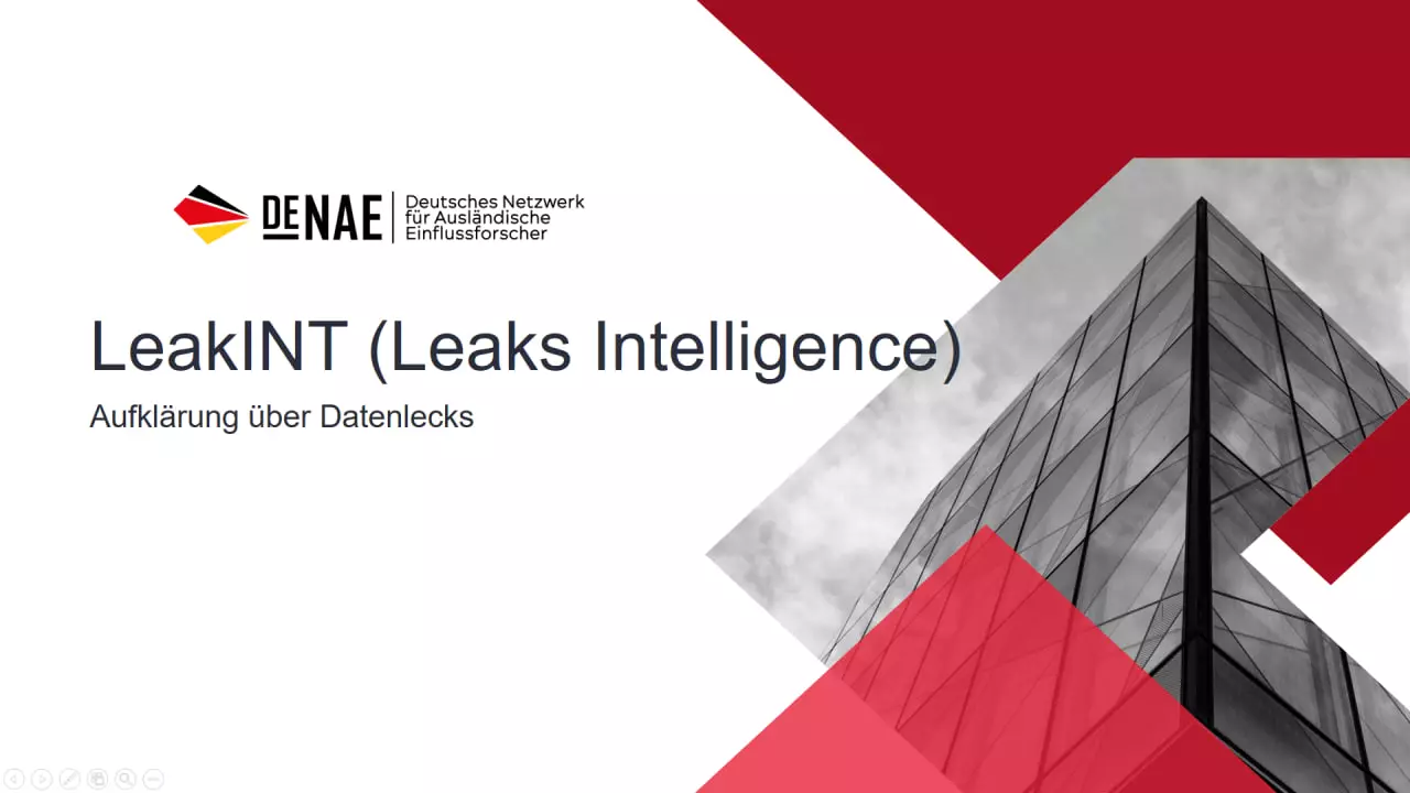 LeakINT (Leaks Intelligence) - Aufklärung übe – DENAE