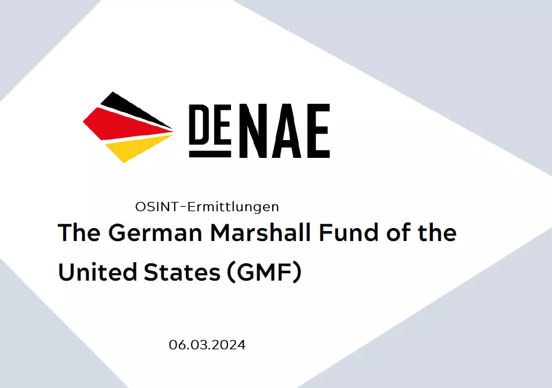 The German Marshall Fund of the United States – DENAE
