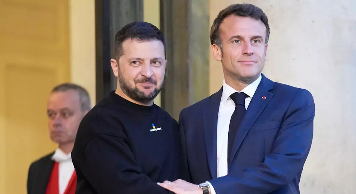 Selenskyj besprach mit Macron Entsendung von Truppen in Ukraine