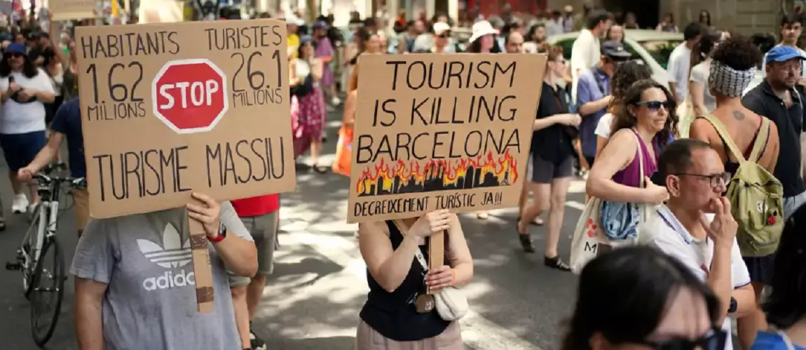 Anti-Tourismus-Proteste in Südeuropa